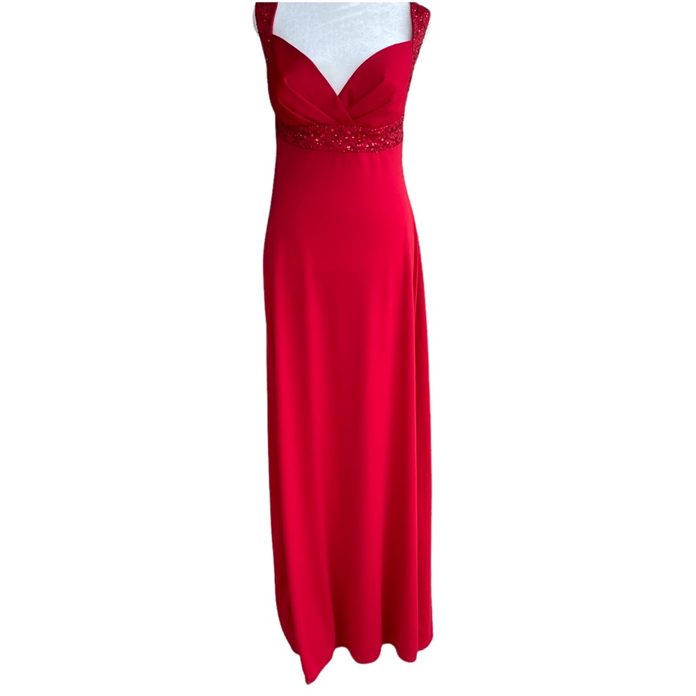 Red formal gown size 14